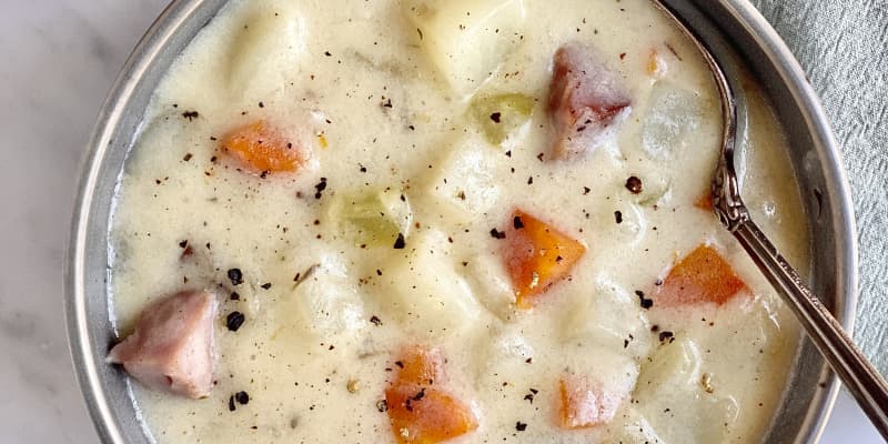Ham and store potato soup
